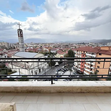 1 Min To Center With Panoramic View Appartement Shkodër